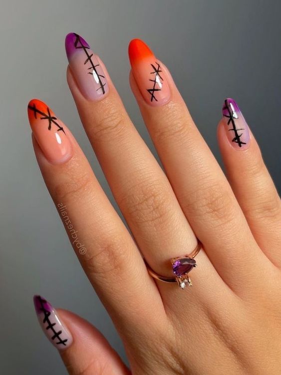 October nail designs 