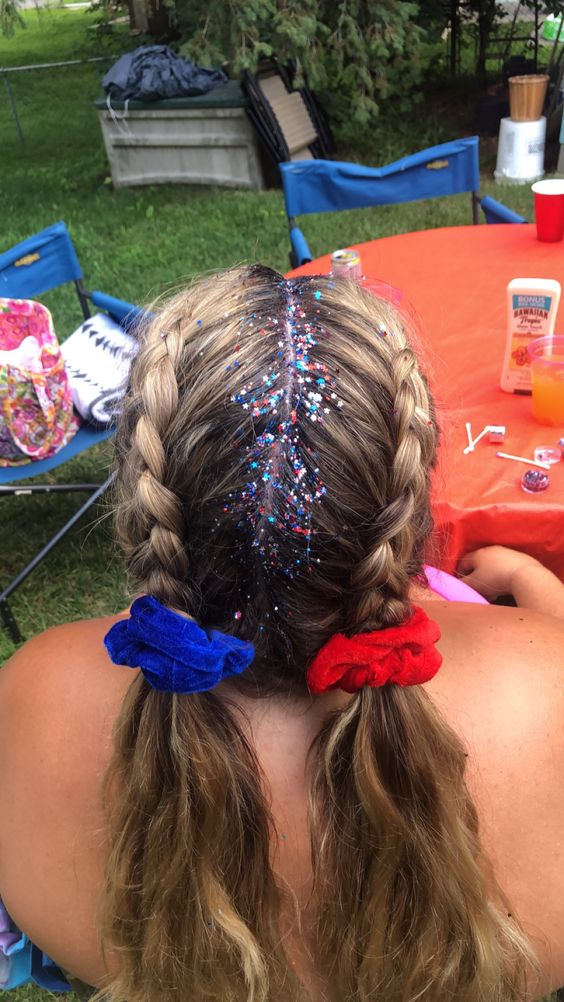 cute Hairstyle with braids 