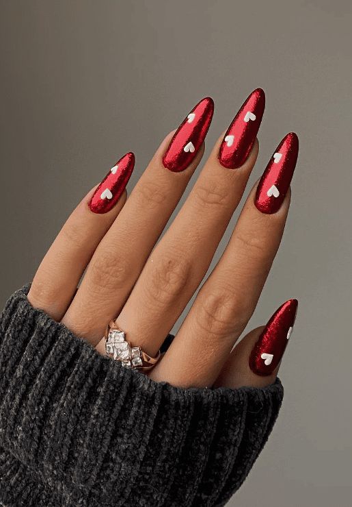 Valentines day nail designs 