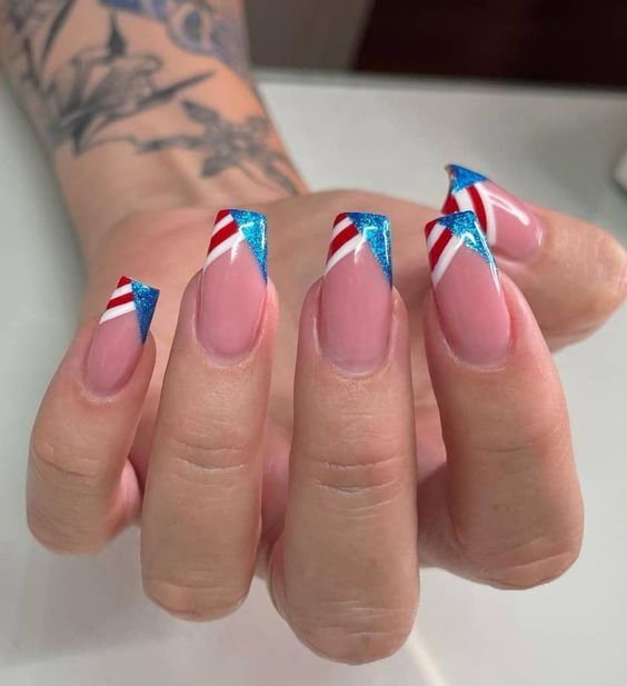 Fourth of July nail designs 
