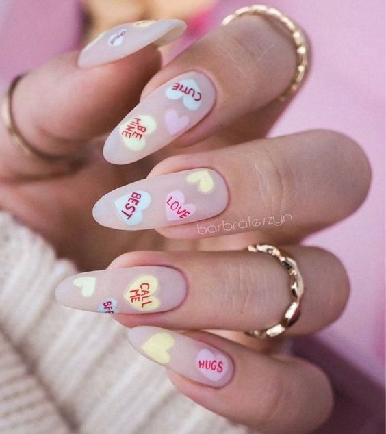 February nail designs 