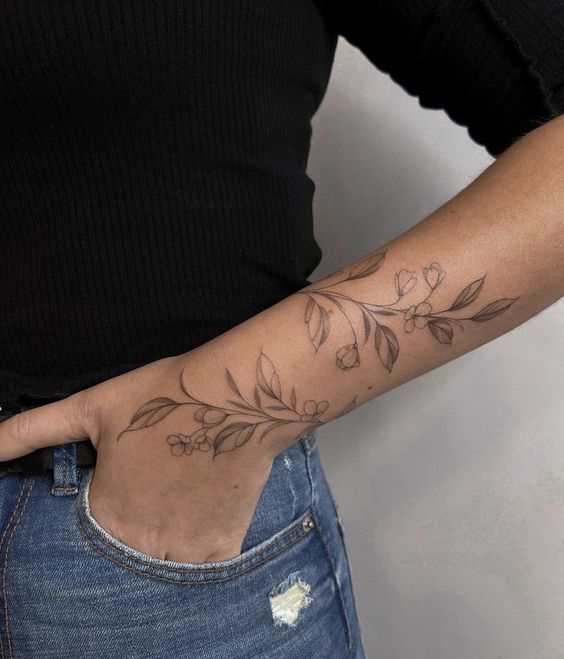 Baddie tattoos for women 