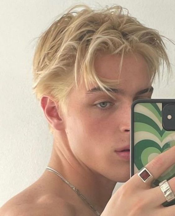 Male unique haircut 