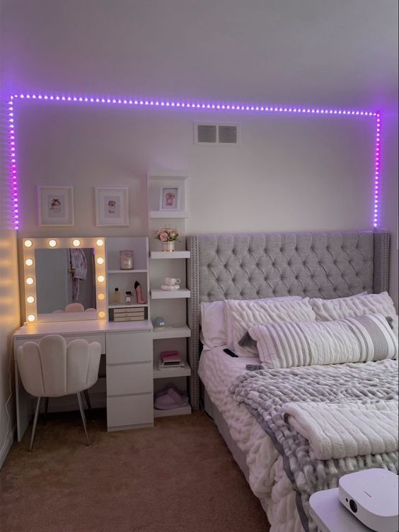 Easy room idea with LED lights 