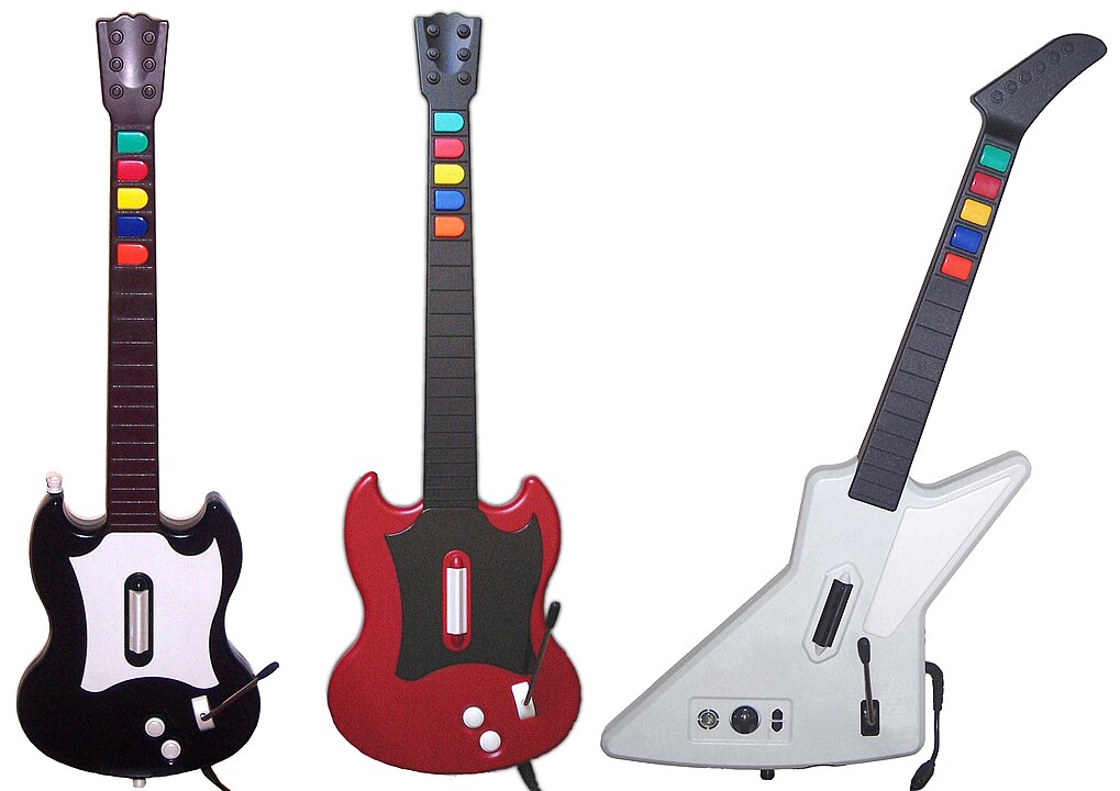 Guitar Hero and Rock Band Controllers (2005–2008)