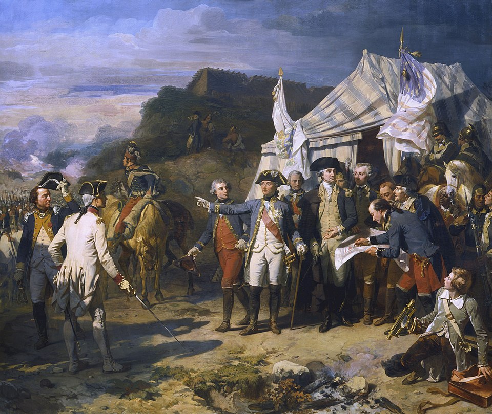 Marquis de Lafayette American Revolution painting