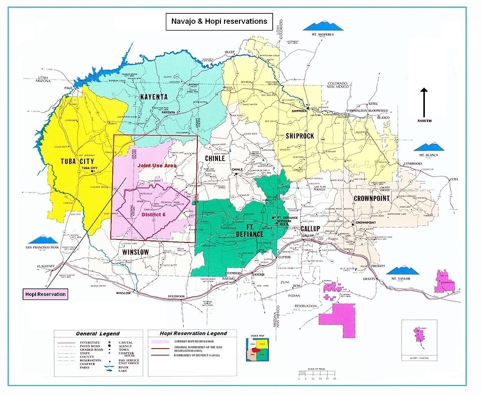 Navajo–Hopi Land Dispute Relocation (1974)