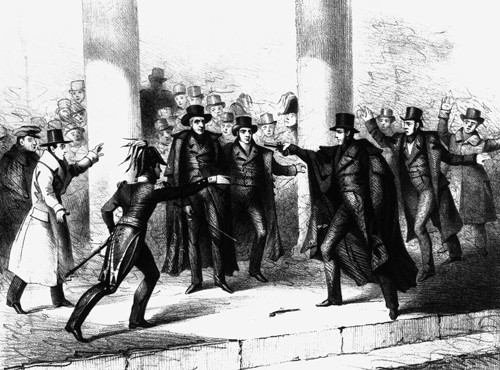 Jackson Survived an Assassination Attempt (1835)