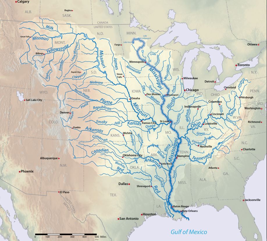 The Mississippi River Ran Backward