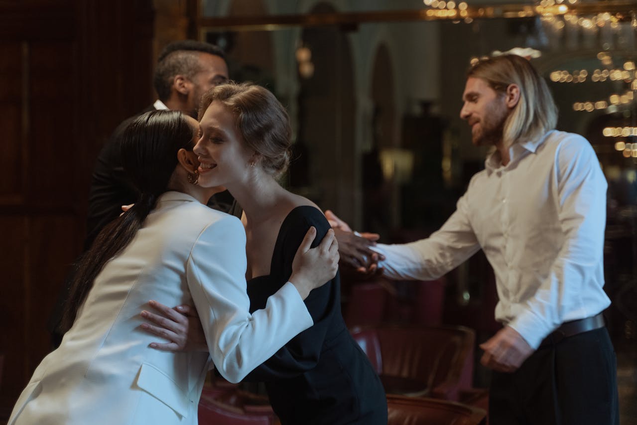 Greetings in France Require Kisses