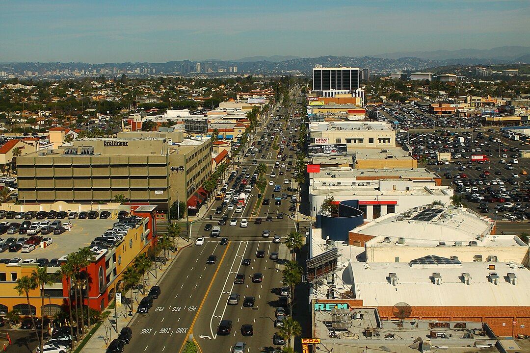 South Sepulveda Boulevard, Los Angeles, California, USA