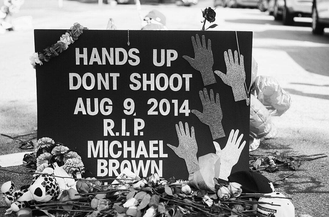 Memorial to Michael Brown