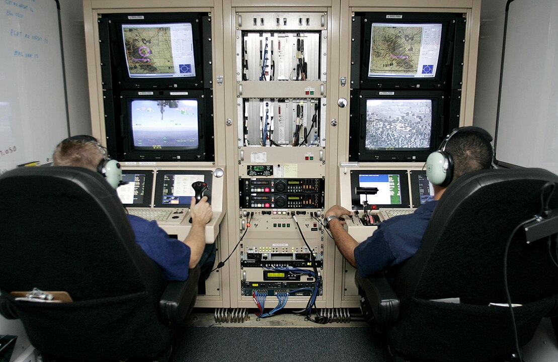Control room of Combat Drones