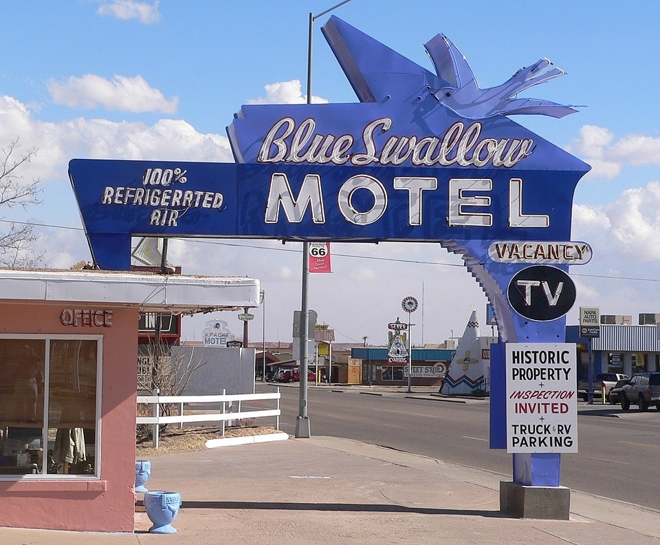 The Blue Swallow Motel, Tucumcari, New Mexico