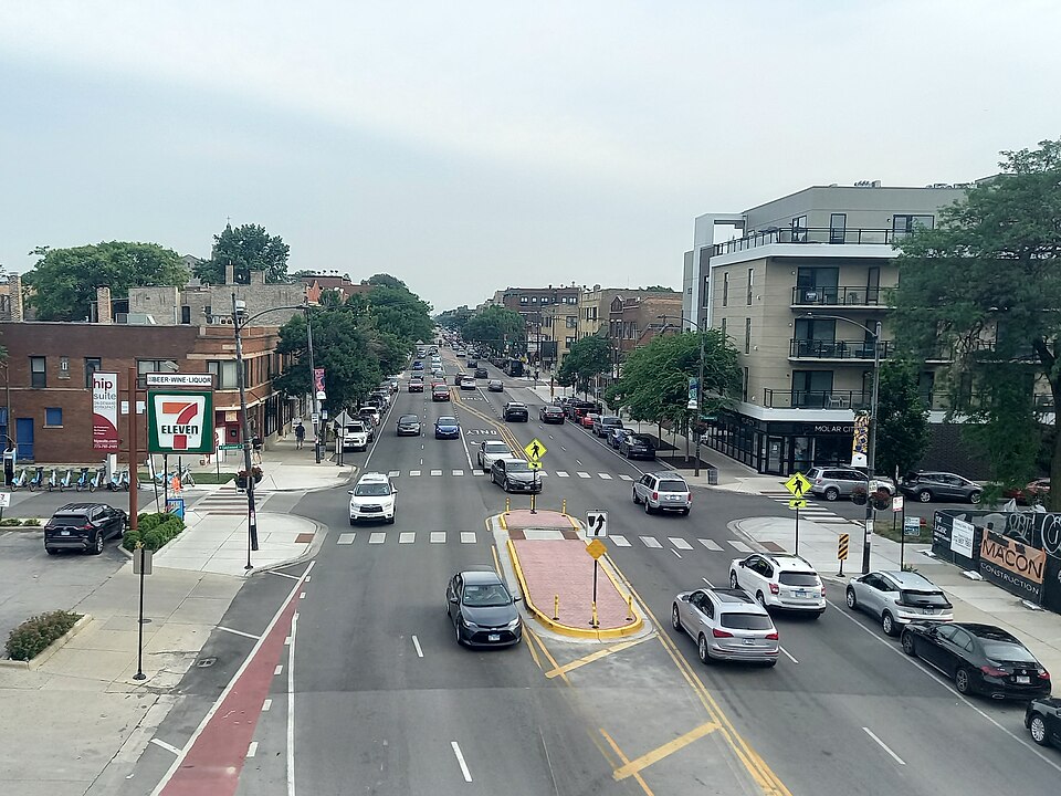 Western Avenue, Chicago, Illinois, USA