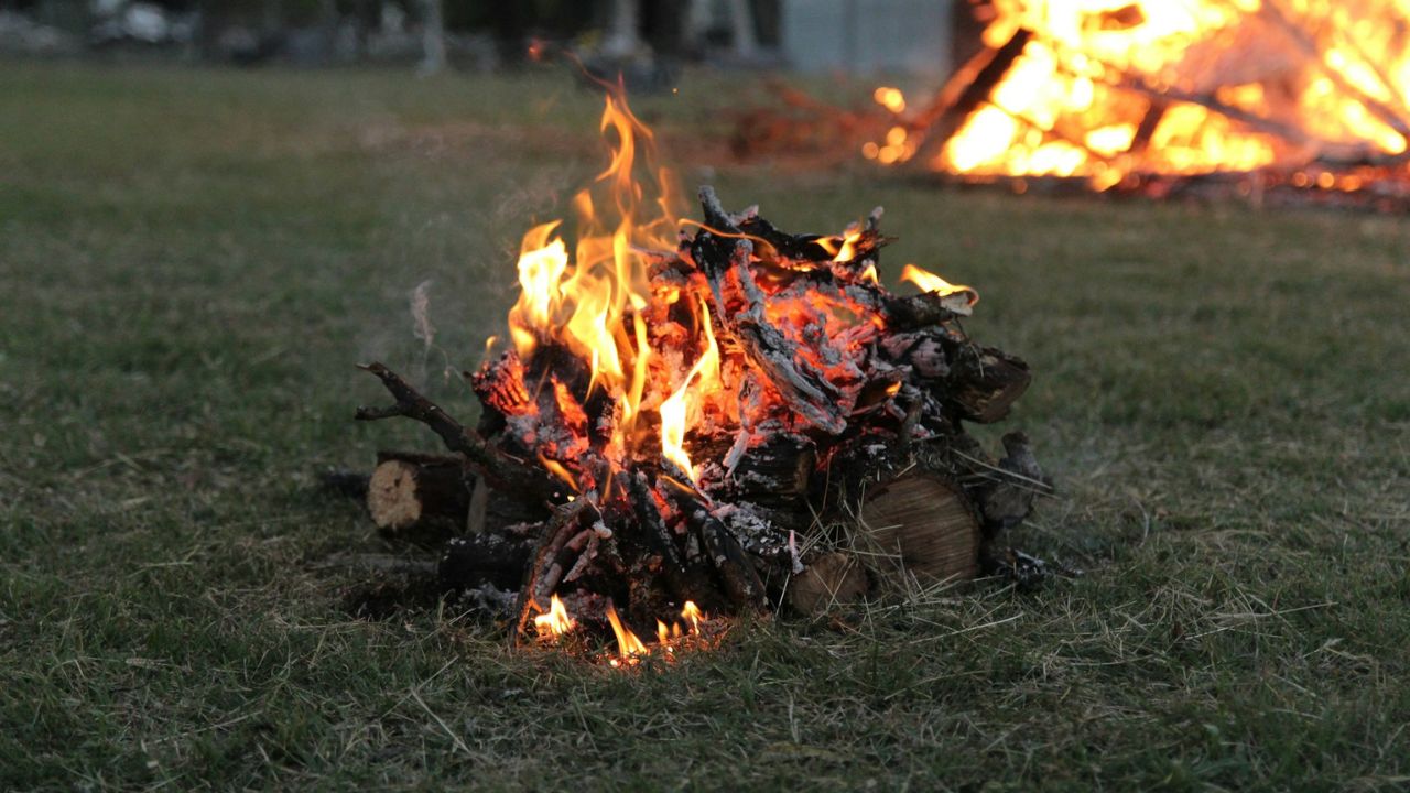 Backyard burning of trash