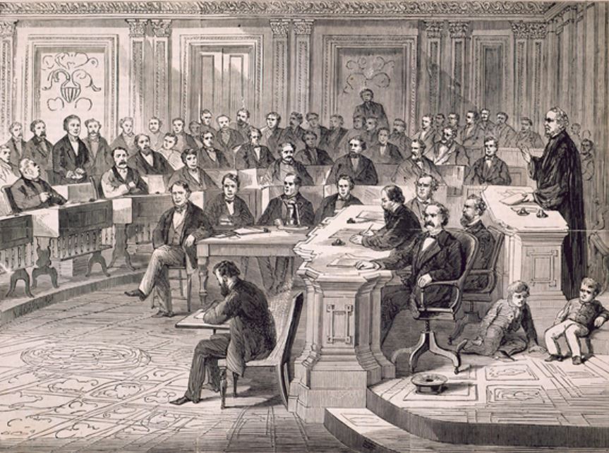 Johnson’s Impeachment Fails by One Vote, 1868