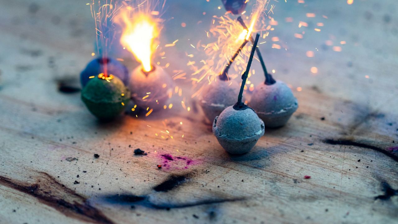 Making fireworks or homemade explosives