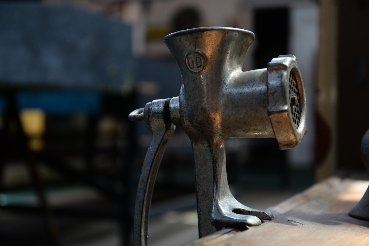 Clamp-On Meat Grinder