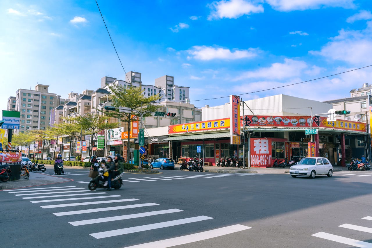 Not yielding to pedestrians in crosswalks
