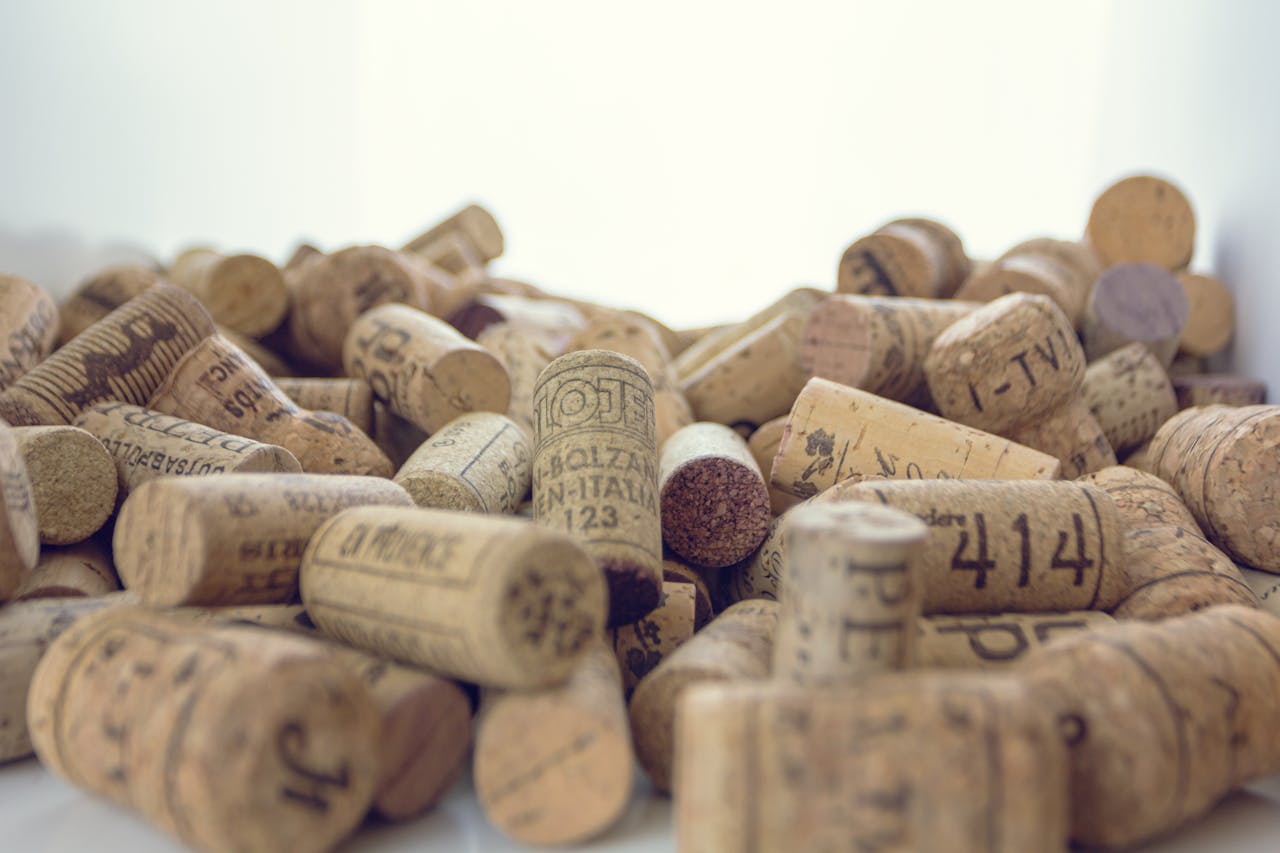Wine corks as furniture feet