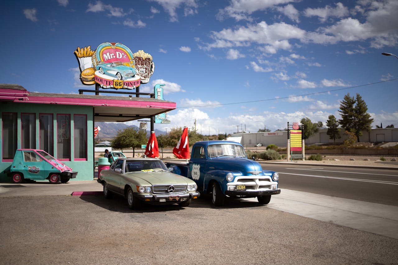 Route 66 Slice With Quirky Stops