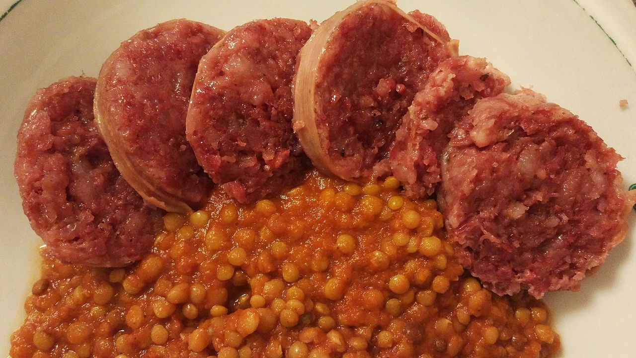 Italian Lentils with Cotechino
