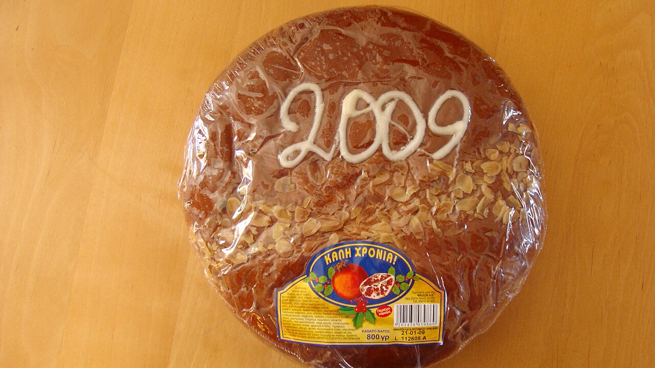 Vasilopita New Year Cake