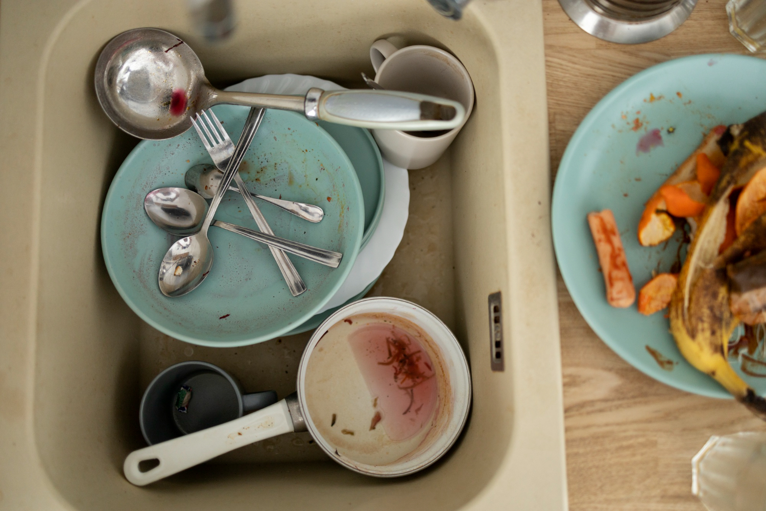 Leaving Dishes, Spills, And A Trail Of Mess