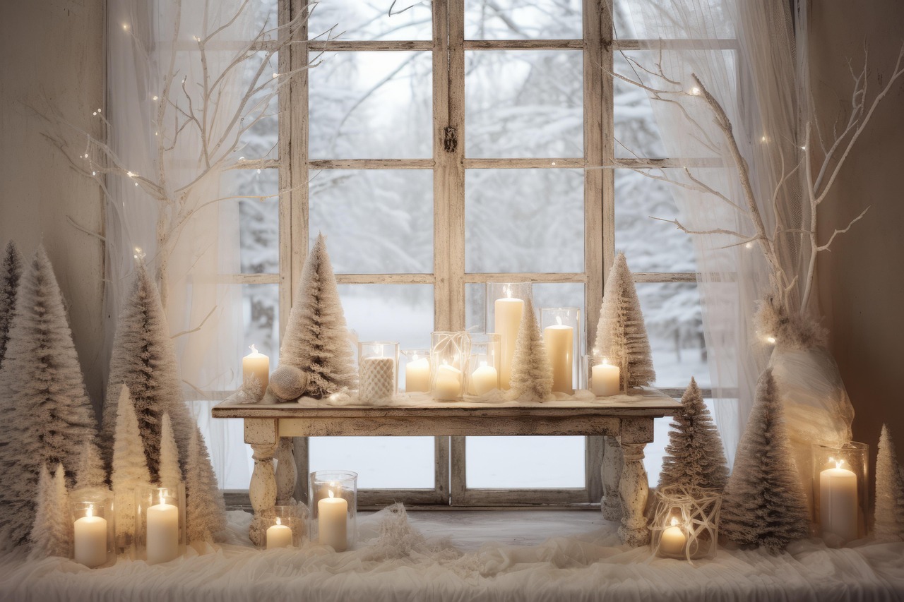 Window Candles And Interior Displays