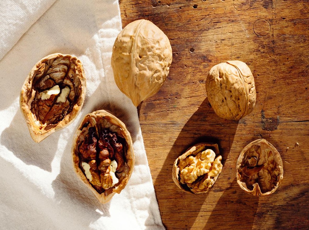 Walnut Shell Candle Boats