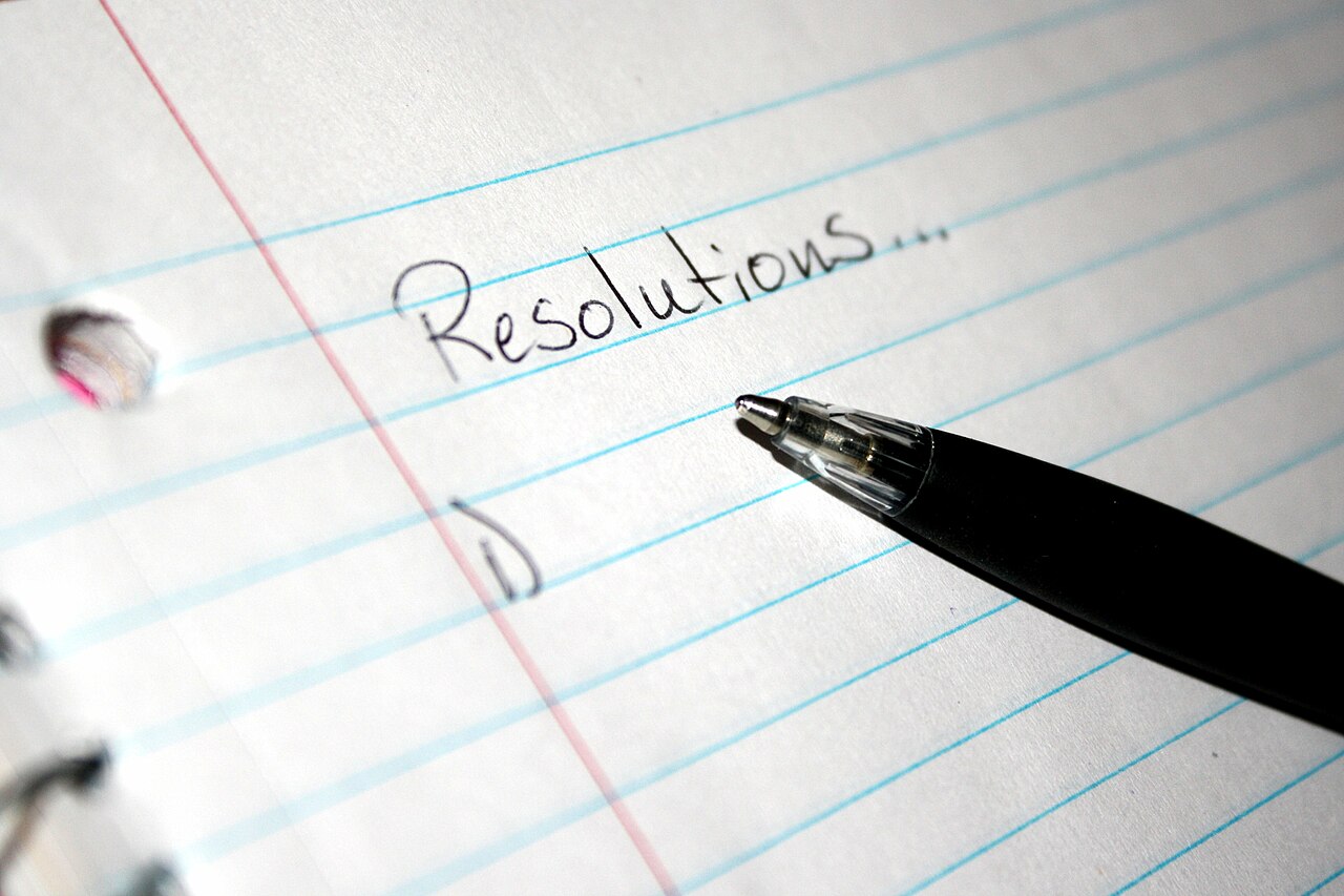 Making New Year’s Resolutions