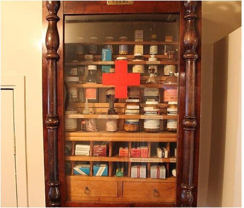 Unlocked Medicine Cabinets