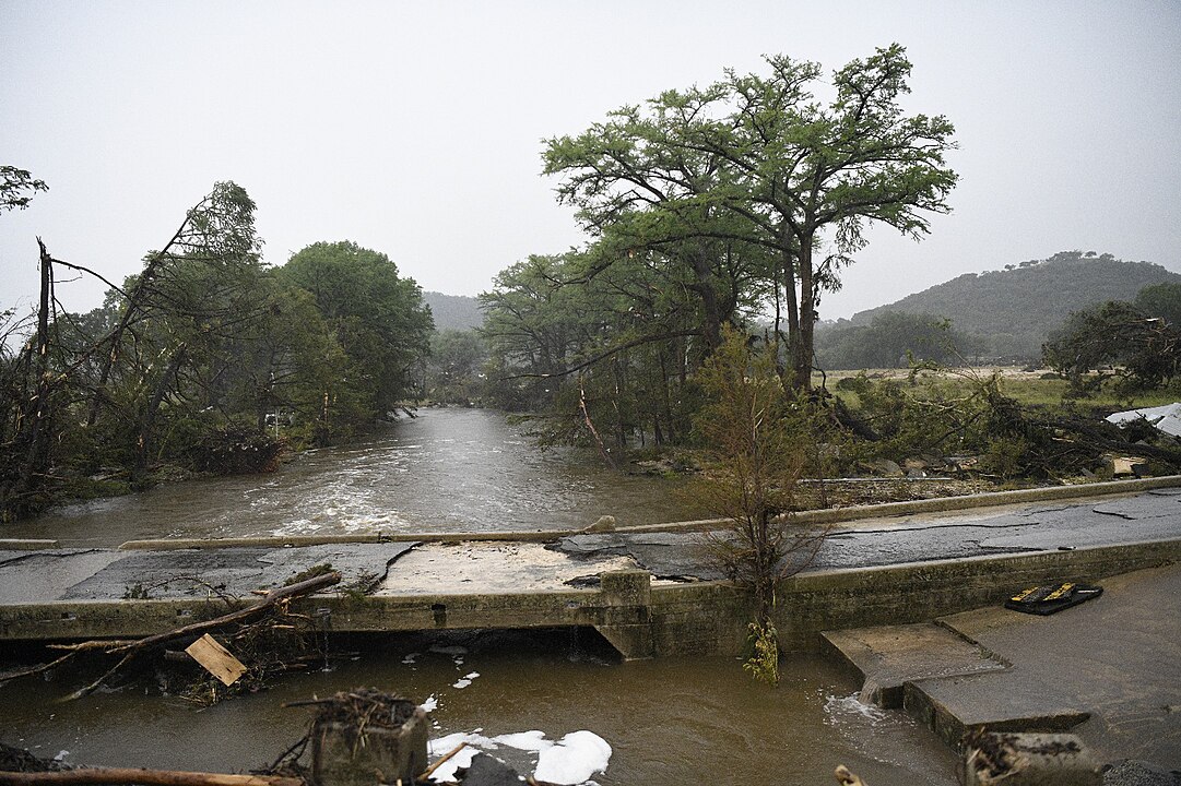 Texas Hill Country Turned Into A Brown Sea