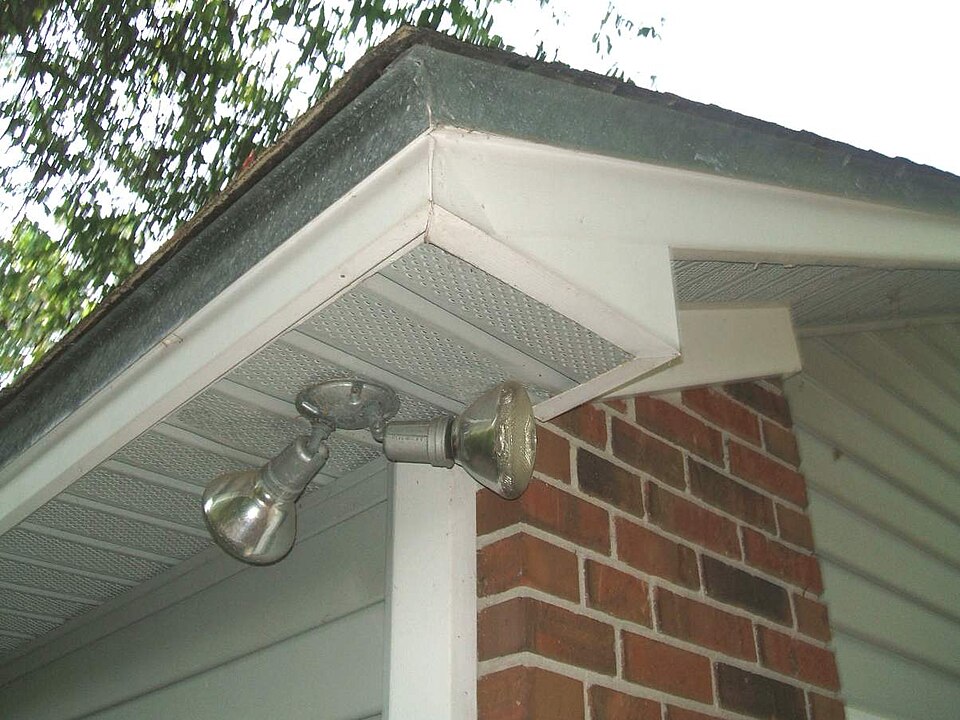 Dirty, Clogged Soffits