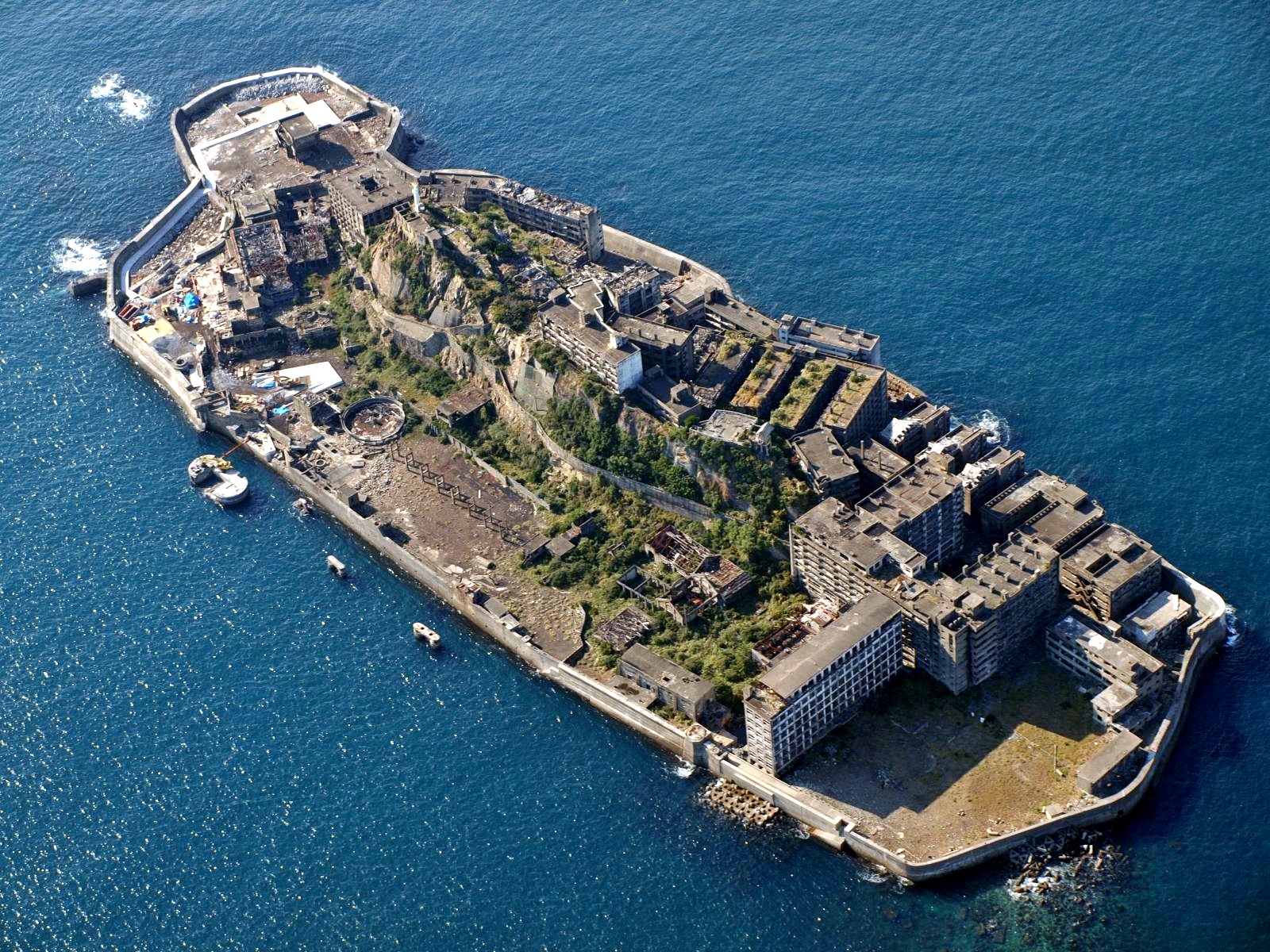 Hashima Island Landing, Nagasaki, Japan