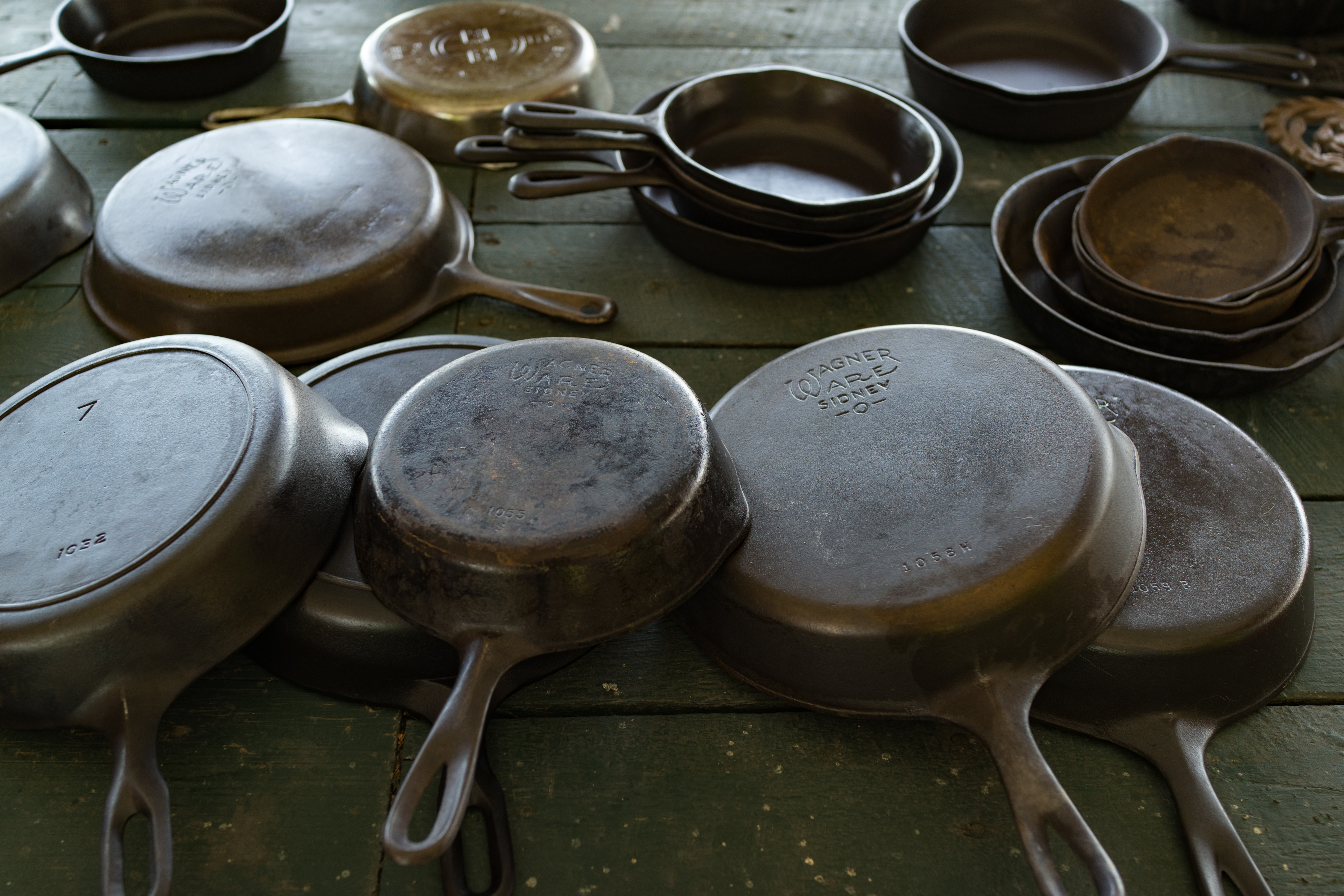 Vintage Cast Iron Skillets And Dutch Ovens