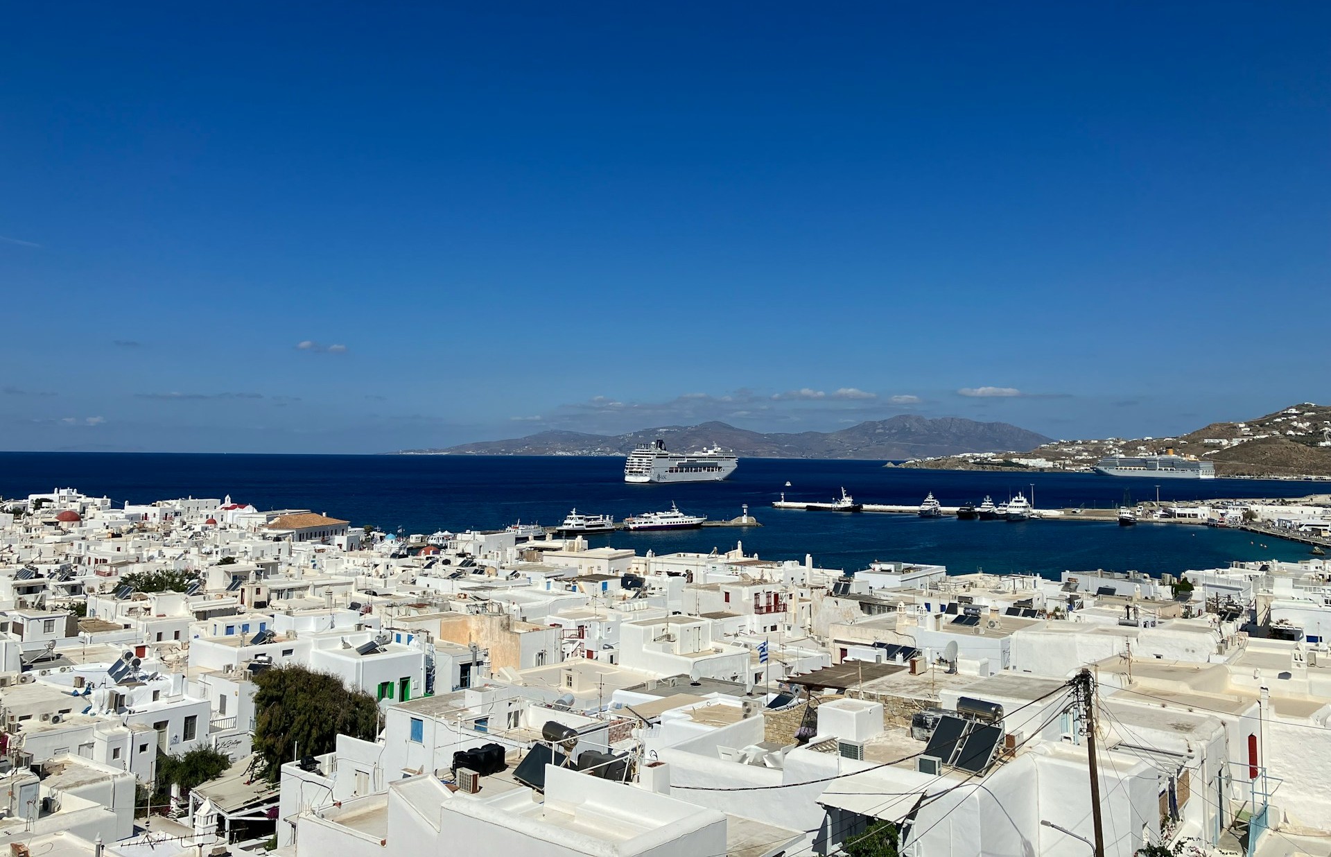 Santorini And Mykonos, Greece