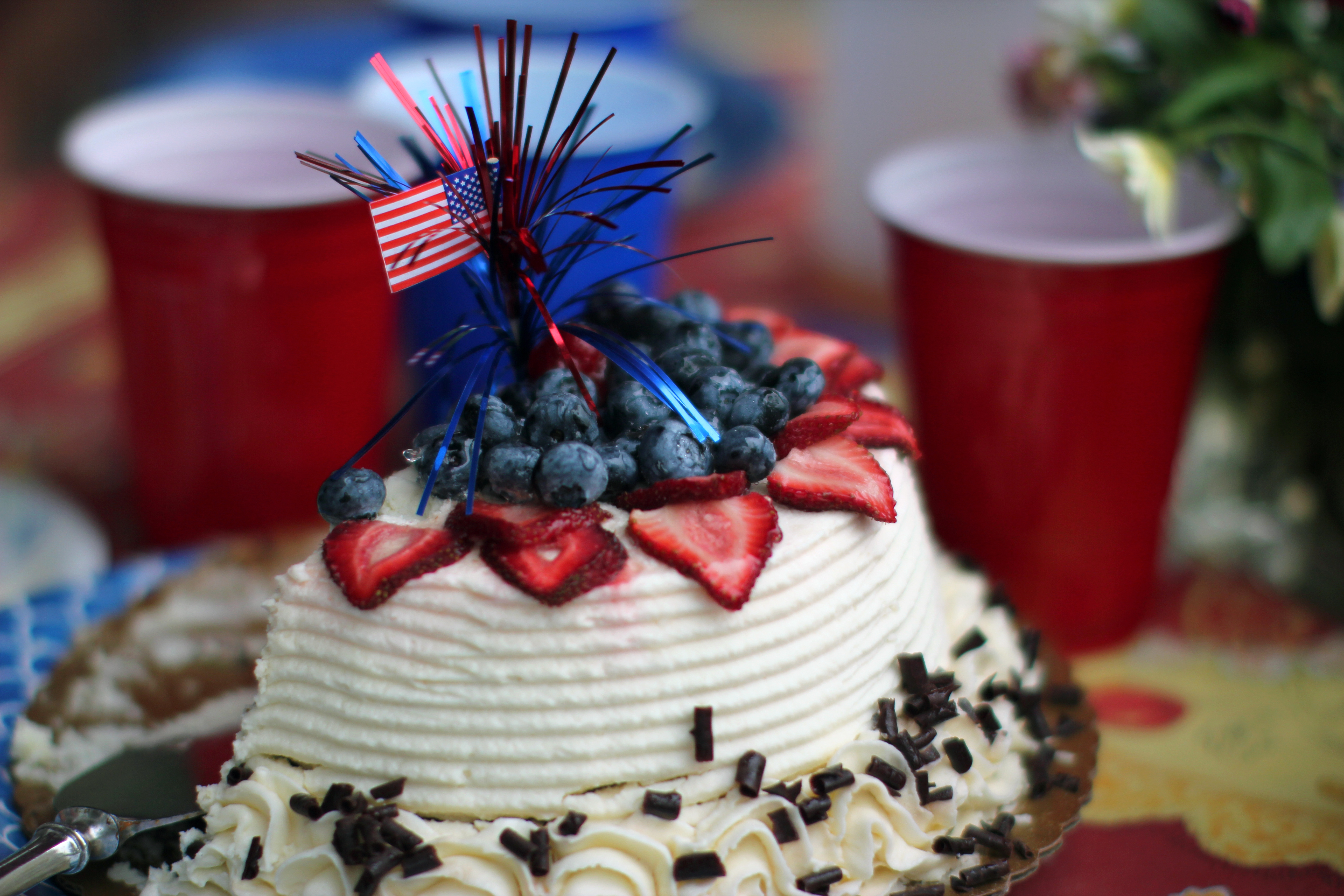 Red, White, And Blue Party Food