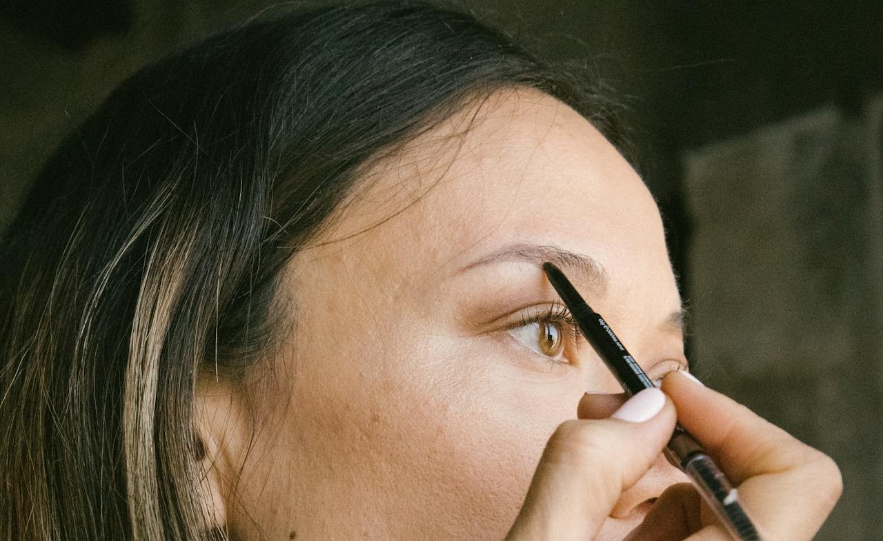 Pencil Thin Brows And Poker Straight Bangs