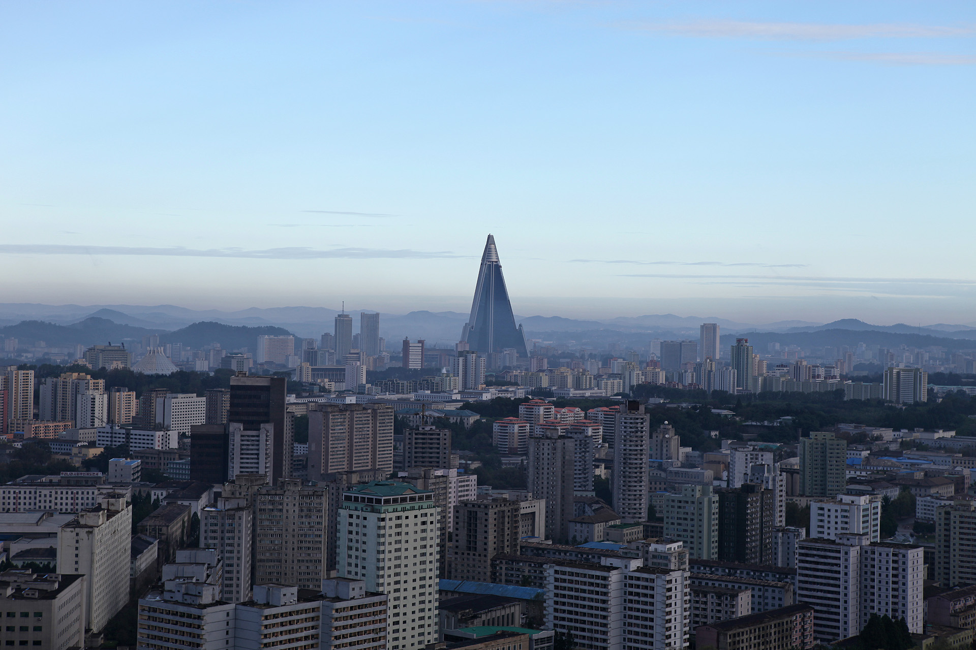 Ryugyong Hotel, Pyongyang, North Korea