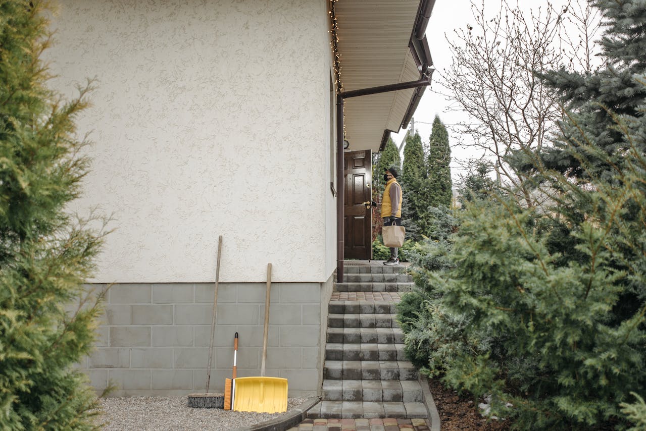 Blocked Egress And Cluttered Stairs