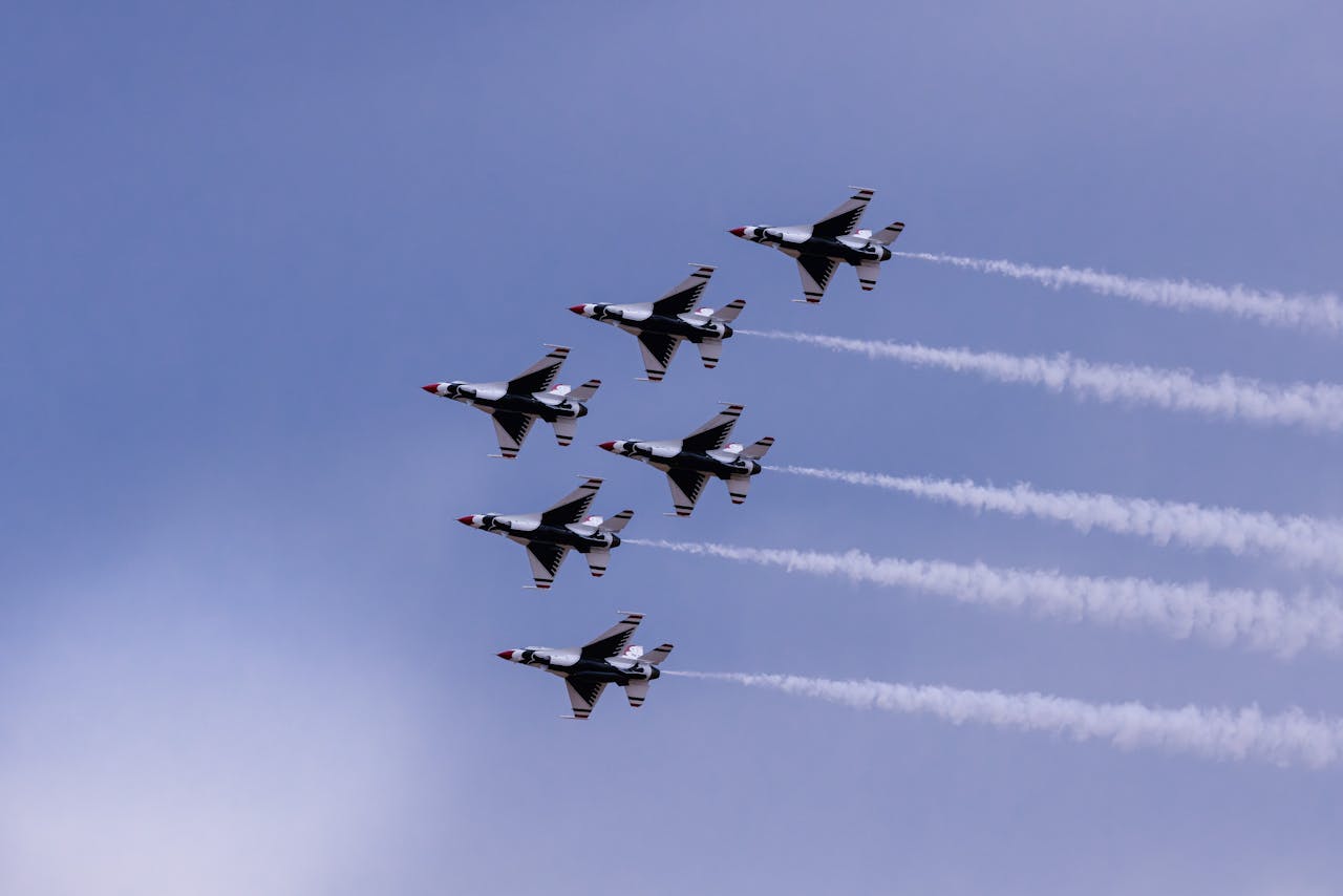 Military Flyovers At Big Events