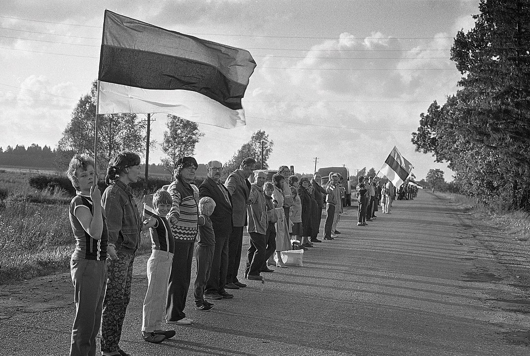 The Baltic Way Human Chain, Estonia, Latvia, And Lithuania (Aug. 23, 1989)