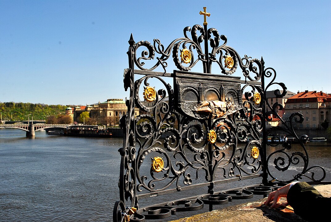 Luck Touches on Prague’s Charles Bridge