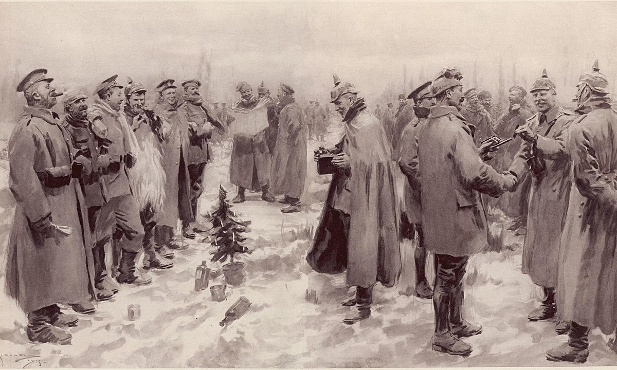 The Christmas Truce Briefly Calms the Western Front (Dec. 25, 1914)