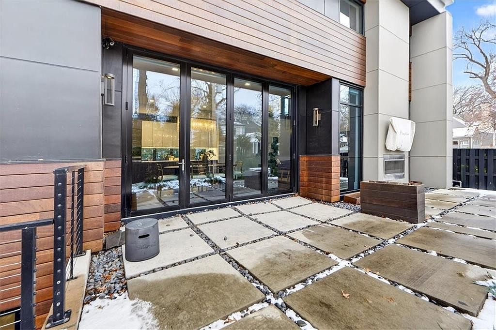 Outdoor patio entrance