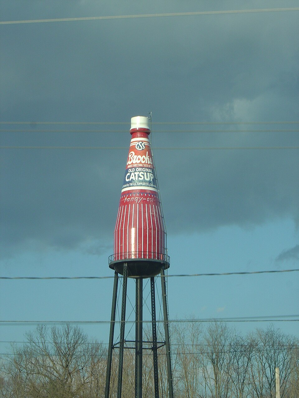 Brooks Catsup Bottle water tower