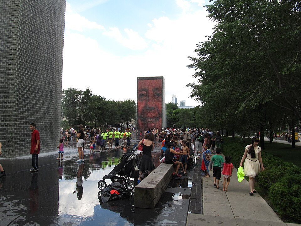 Crown Fountain and a Brief Privacy Panic