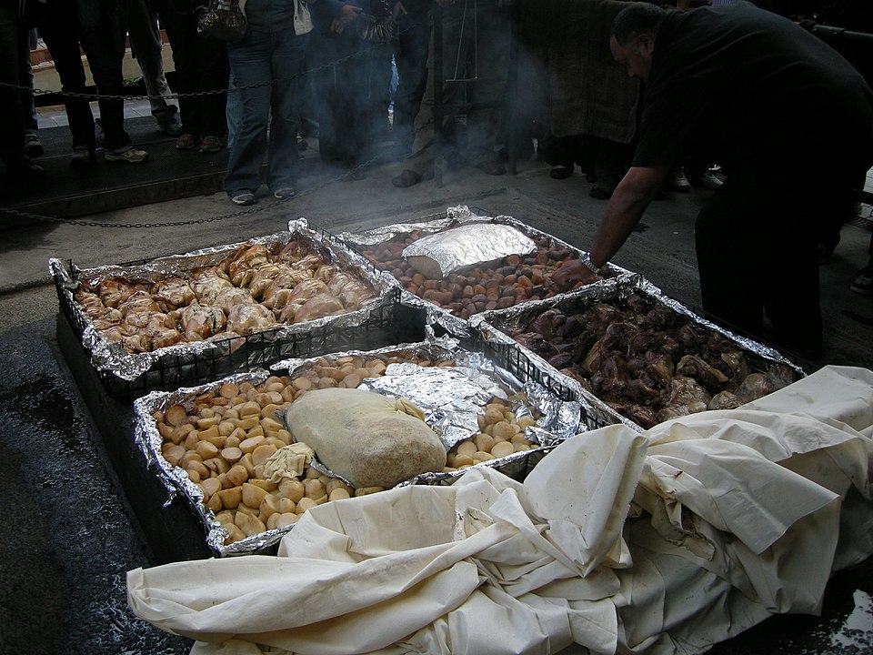 Hangi preparation